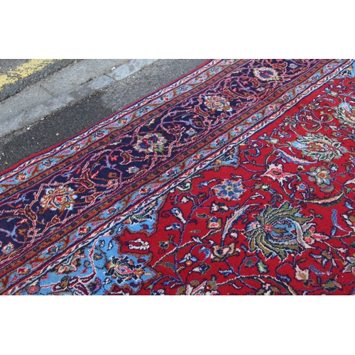 221 - LARGE IRANIAN SARUQ WOOL RUG 
406 X 297CM