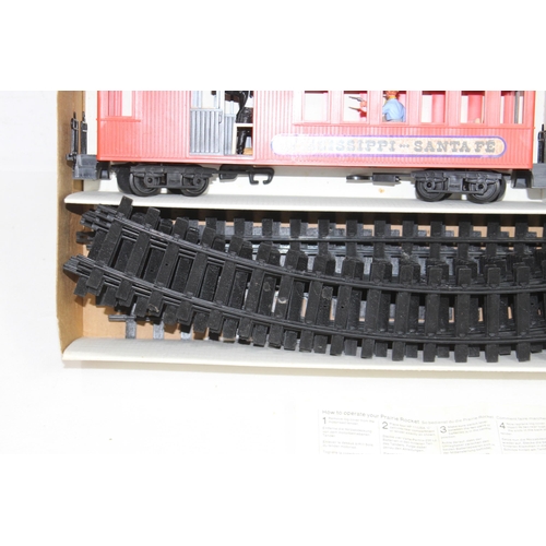 581 - VINTAGE TIMPO THE PRAIRIE ROCKET GREAT TRAIN HOLD UP SET