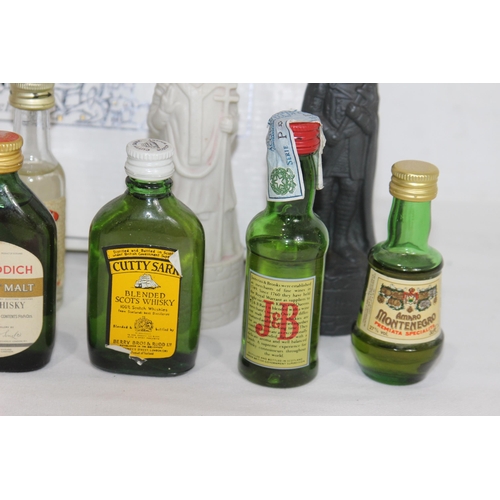 602 - JOB LOT OF MINIATURES AND ALCOTRICINE AMPOULES PASTIS TASTING SET