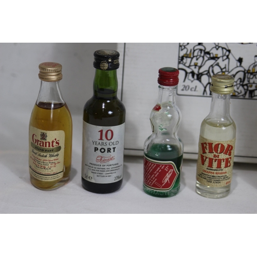 602 - JOB LOT OF MINIATURES AND ALCOTRICINE AMPOULES PASTIS TASTING SET