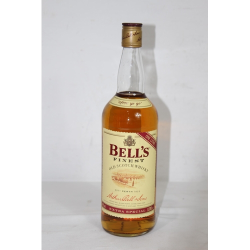 603 - I LITRE BOTTLE OF BELLS WHISKEY