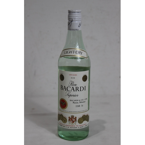 610 - BOTTLE OF BACARDI