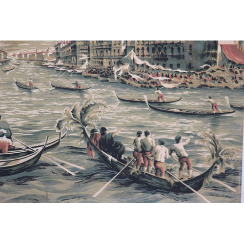 175 - PRINT ON CLOTH OF VENICE 
121 X 87CM