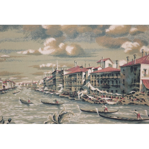 175 - PRINT ON CLOTH OF VENICE 
121 X 87CM