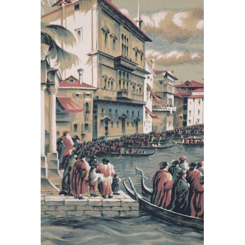 175 - PRINT ON CLOTH OF VENICE 
121 X 87CM