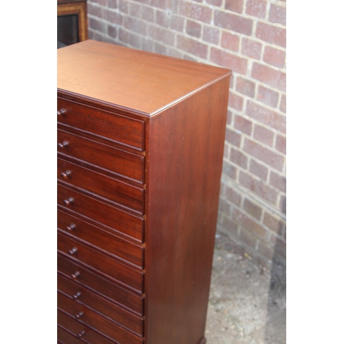 42 - VINTAGE MUSIC CABINET 12 DRAWERS
45 X 35 X 100CM