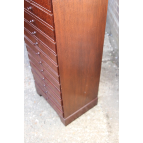 43 - VINTAGE MUSIC CABINET 12 DRAWERS
45 X 35 X 100CM