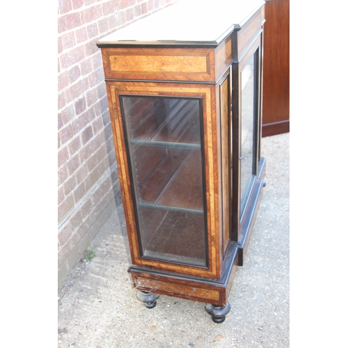 44 - ANTIQUE VICTORIA DISPLAY CABINET 
109 X 42 X 114CM