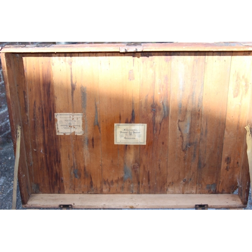 49 - ANTIQUE TRUNK 
87 X 63 X 46CM