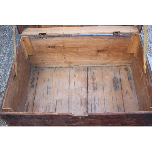 49 - ANTIQUE TRUNK 
87 X 63 X 46CM