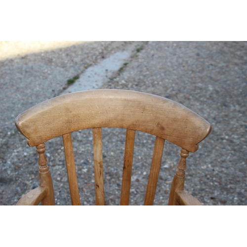 51 - 6 X PINE FARMHOUSE CHAIRS INCLUDING 2 CARVERS
57 X 47 X 91CM