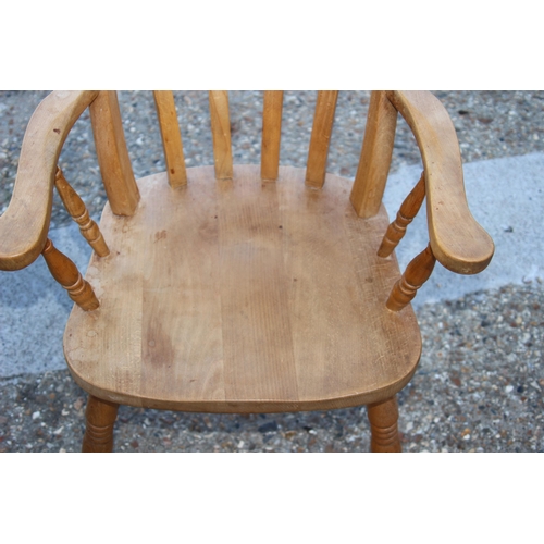 51 - 6 X PINE FARMHOUSE CHAIRS INCLUDING 2 CARVERS
57 X 47 X 91CM