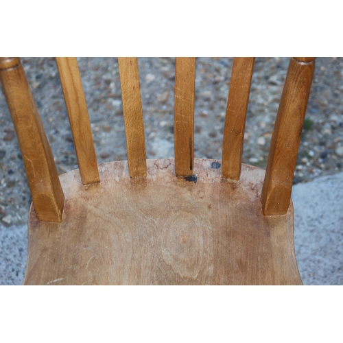 51 - 6 X PINE FARMHOUSE CHAIRS INCLUDING 2 CARVERS
57 X 47 X 91CM