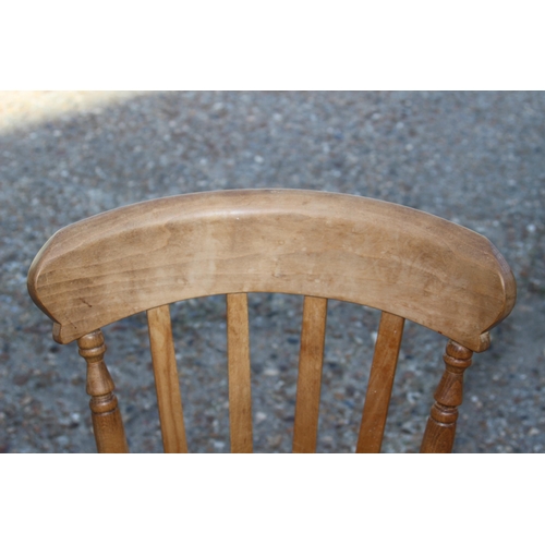 51 - 6 X PINE FARMHOUSE CHAIRS INCLUDING 2 CARVERS
57 X 47 X 91CM