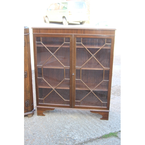 52 - VINTAGE DISPLAY CABINETS AND PRIORY SIDEBOARD 
105 X 31 X 125CM