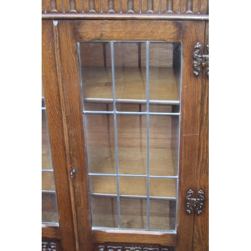 52 - VINTAGE DISPLAY CABINETS AND PRIORY SIDEBOARD 
105 X 31 X 125CM