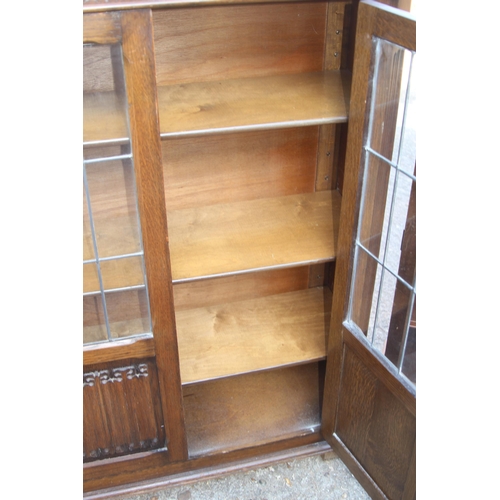 52 - VINTAGE DISPLAY CABINETS AND PRIORY SIDEBOARD 
105 X 31 X 125CM