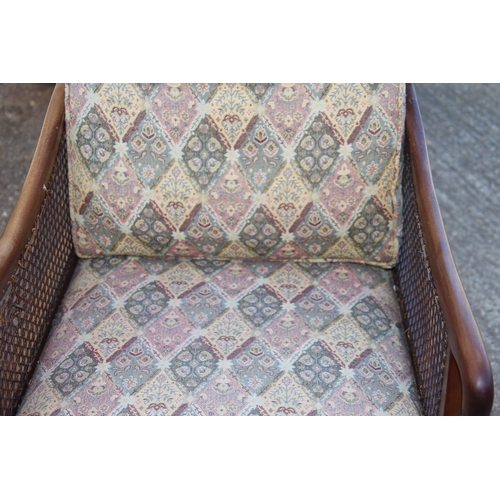 55 - 2 X ANTIQUE ARMCHAIRS 
60 X 72 X 90CM