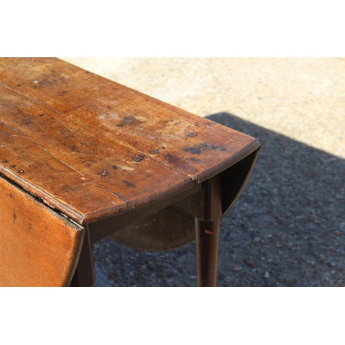 61 - EDWARDIAN DROP LEAF TABLE 
145 X 132 X 72CM