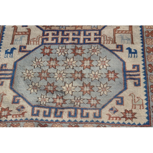 222 - VINTAGE GEOMETRIC EASTERN RUG
218 X 144CM