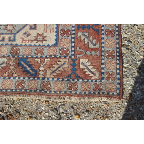 222 - VINTAGE GEOMETRIC EASTERN RUG
218 X 144CM