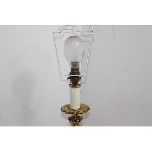 195 - BRASS COLUMN LAMP
40CM