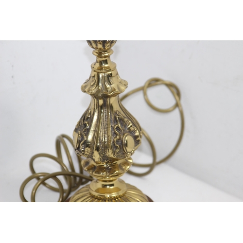 195 - BRASS COLUMN LAMP
40CM