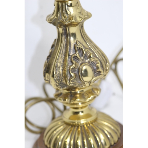 195 - BRASS COLUMN LAMP
40CM