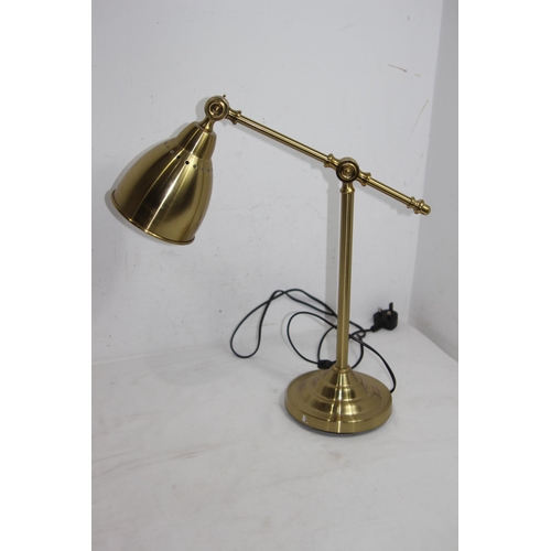 204 - 2 X BRASS LAMPS