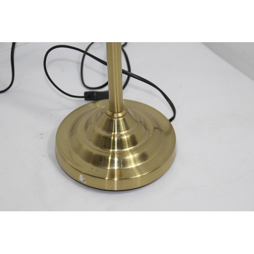 204 - 2 X BRASS LAMPS