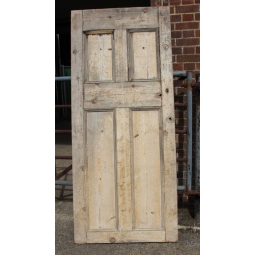 109 - ANTIQUE PINE DOOR
210 X 91CM