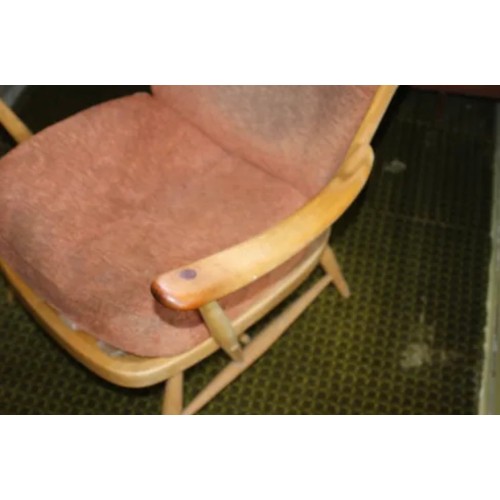 75 - RETRO ERCOL WINDSOR ARMCHAIR - REPAIR TO ARM
72 X 66 X 102CM