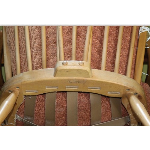 75 - RETRO ERCOL WINDSOR ARMCHAIR - REPAIR TO ARM
72 X 66 X 102CM