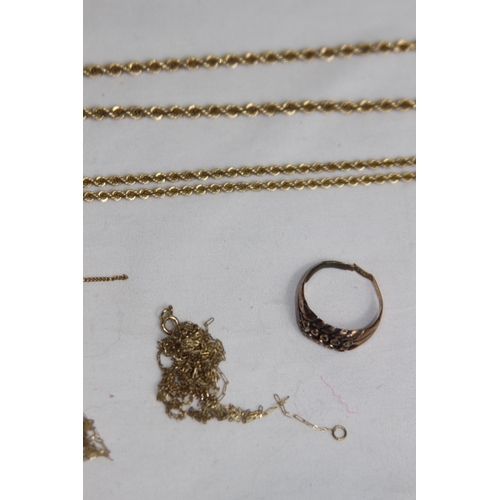 1147 - QUANTITY OF SCRAP 9CT GOLD - 11.5G