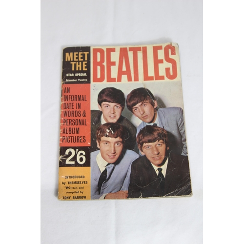 325 - SELECTION OF EPHEMERA RELATING TO THE BEATLES, JOHN LENNON, VE DAY, STATE FUNERAL OF WINSTON CHURCHI... 