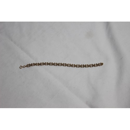 1146 - 9CT GOLD BRACELET - 4.45G