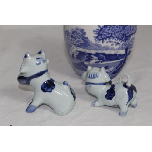 233 - QUANTITY OF BLUE AND WHITE CHINA