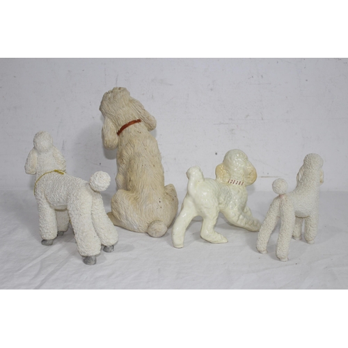 235 - QUANTITY OF DOG FIGURES