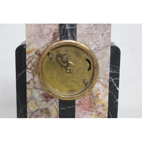 293 - VINTAGE MARBLE CLOCK
20CM