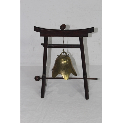 297 - JAPANESE TEMPLE BELL
29 X 24CM