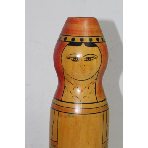 300 - QUANTITY OF VINTAGE RUSSIAN DOLLS
33.5CM