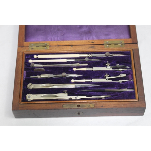 301 - ANTIQUE BOXED DRAWING SET