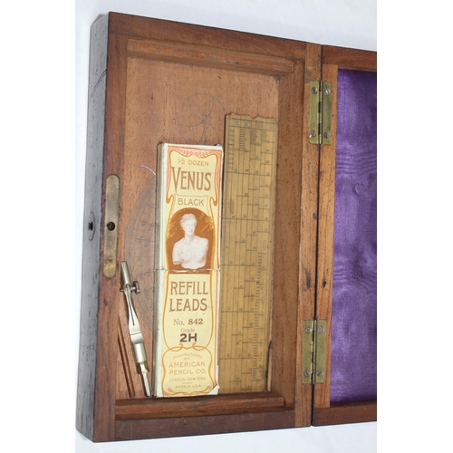 301 - ANTIQUE BOXED DRAWING SET