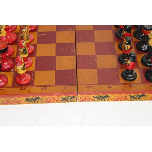 304 - VINTAGE RUSSIAN CHESS SET