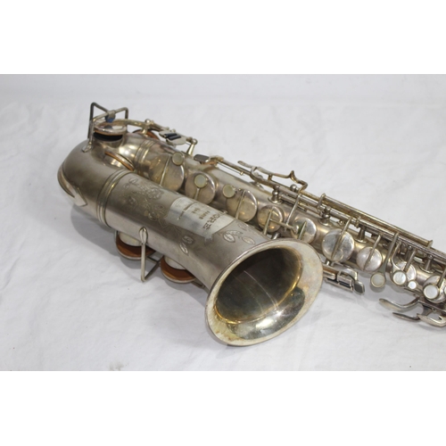 316 - VINTAGE DORE PARIS 242 CASED SAXOPHONE