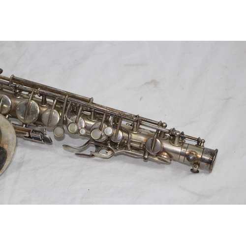 316 - VINTAGE DORE PARIS 242 CASED SAXOPHONE