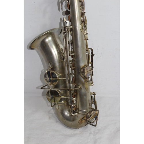 316 - VINTAGE DORE PARIS 242 CASED SAXOPHONE