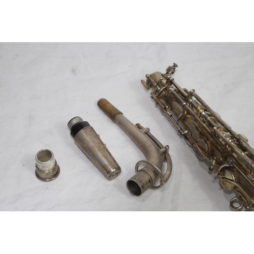 316 - VINTAGE DORE PARIS 242 CASED SAXOPHONE