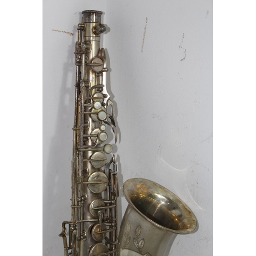 316 - VINTAGE DORE PARIS 242 CASED SAXOPHONE