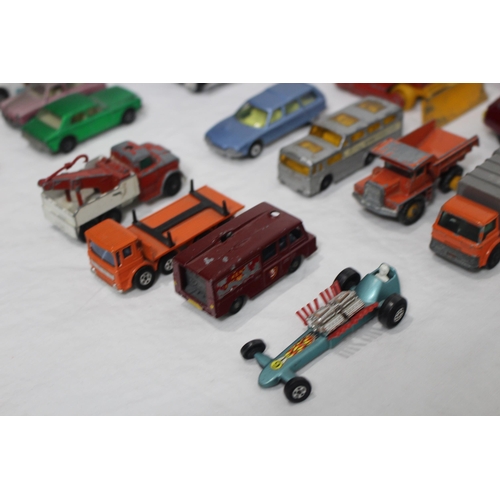 555 - QUANTITY OF MATCHBOX CAR ETC